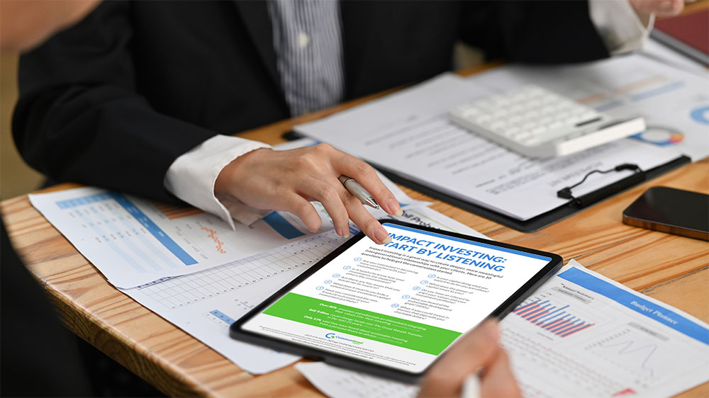 Cropped shot female financial advisor explaining some informatio